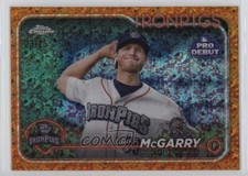 2024 Pro Debut Chrome Orange Mini-Diamond Refractor 23/25 Griff McGarry 12sd
