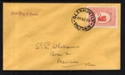 AUSTRALIA 1929 11/2D SWAN 28 SEPTEMBER FIRST DAY COVER. SUPERB.