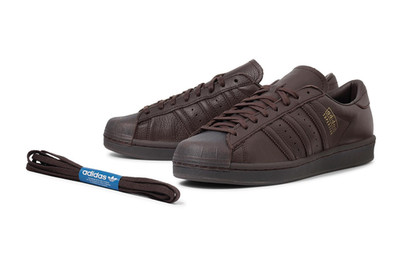 〚美品・特価!!〛adidas SUPERSTAR VINTAGE adidas Superstar Vintage KJ6884 Natural Leather Dark Brown Men's