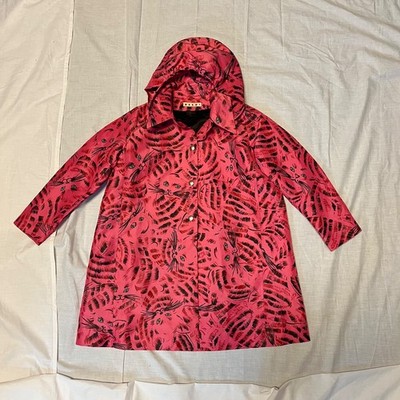 Kinder Marni Katzenmotiv Kapuze Mantel Designer Oversize Grafik Jacke Alter 8