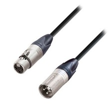 5m - Adam Hall Neutrik XLR F to XLR M Microphone Cable