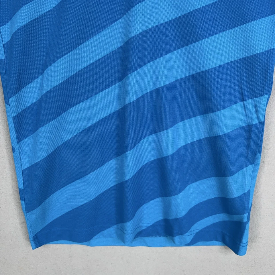 Vintage Olympic Games Shirt Mens XS Blue Polo Athens 2004 Adidas Torch Relay - Image 4 of 4