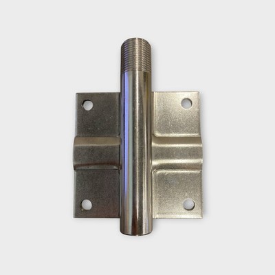 Glomex Pipe Mounting Bracket in Stainless Steel Thread 1'' x 14