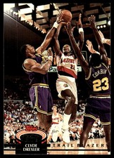 Clyde Drexler 1992-93 Stadium Club #287 Trail Blazers NBA READ FREE SHIPPING