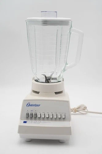 Osterizer Designer Cycle Blend 10-Speed Blender Model 890-20M Glass Jar White