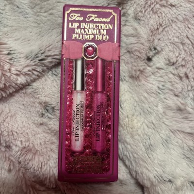 Too Faced Lip Injection Maximum Plump Lip Gloss Duo $66.00 value!