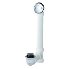 Keeney Foot Lok Stop 1-1/2 in. Chrome PVC Bath Drain