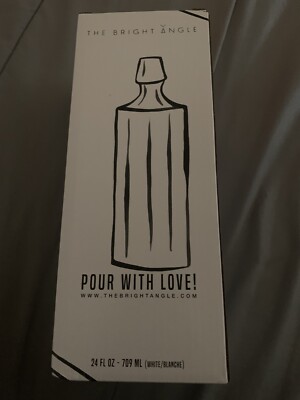 The Bright Angle Porcelain Olive Oil Bottle   Pour With Love   24 Fl Oz