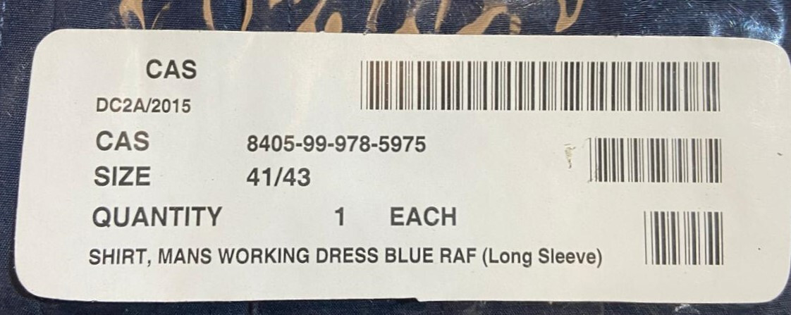 Army Shirt Black Used British Army Navy Long Sleeve Working Shirt - Military Issue Uniform Mens Long Sleeve Army Shirt - Foto 10