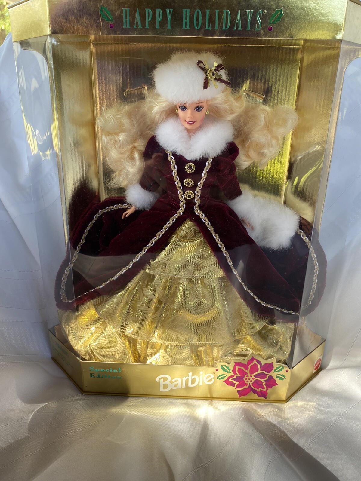Mattel 1996 Happy Holidays Barbie Doll - Special Edition