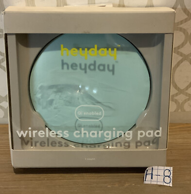   Heyday,Wireless,Charging Pad,Qi Enabled,Distressed Box,New  