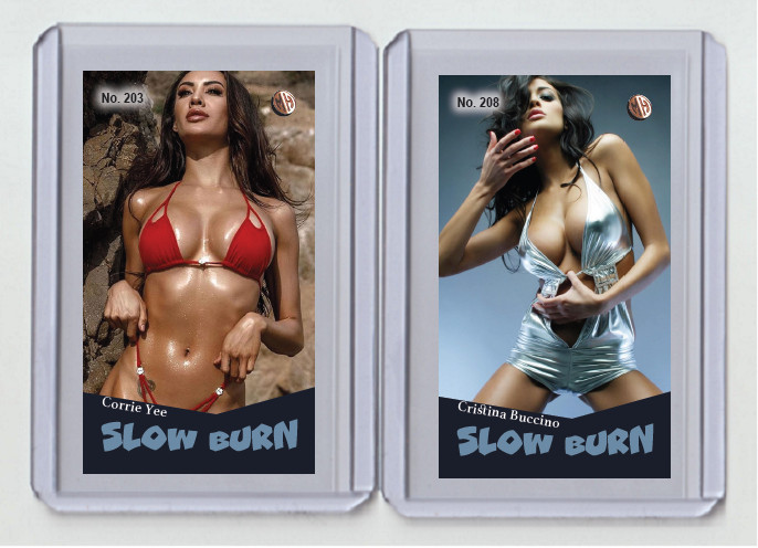 Corrie Yee rare MH Slow Burn #'d x/3 Tobacco card no. 203