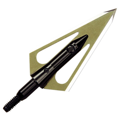   Magnus Stinger Broadheads 2 Blade 100 Grain 3 Pack Knife Grade Stainless