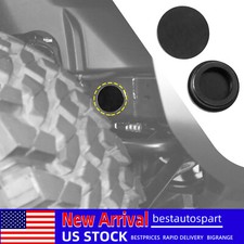 2pcs Black Chassis Frame Hole Cover Plug Accessories For Jeep Wrangler Jl 2018