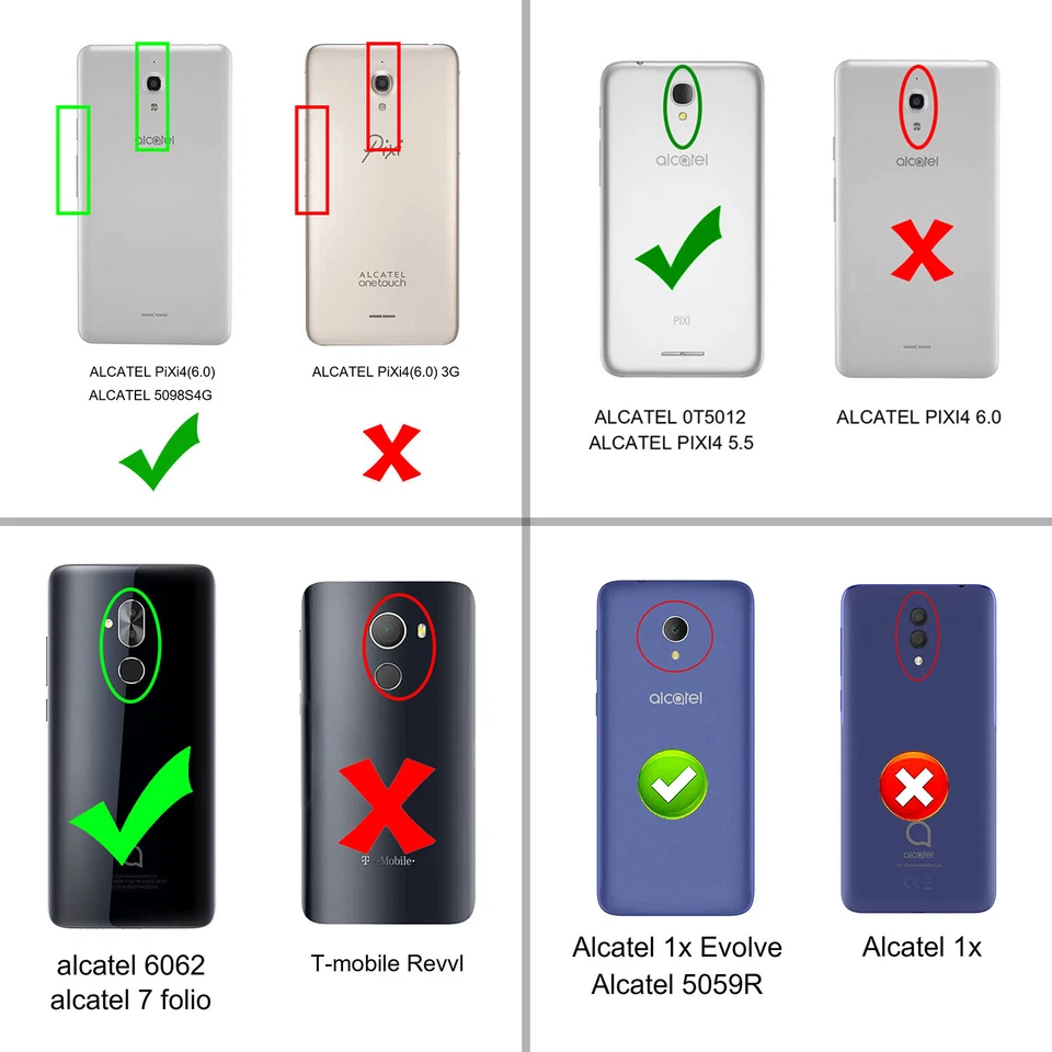 Diamonds Glitter Quicksands Phone Cover For Alcatel PIXI 4/1X Evolve/7 Folio - Image 3 of 4