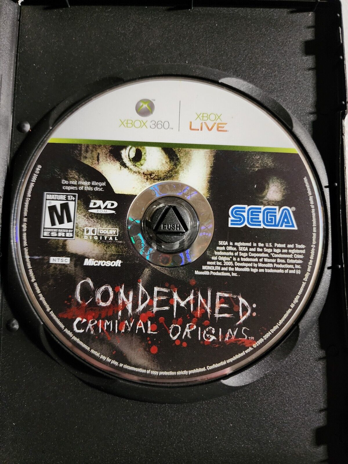 Condemned: Criminal Origins (Microsoft Xbox 360) 10086680010