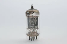 Valvo Mullard ECC83 Audio Tube, Bottom Code DM-mCP, D Foil Getter, Long plates