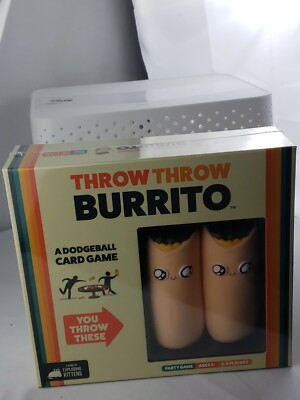 Throw Throw Burrito by Exploding Kittens - A Dodgeball Card Game -