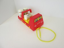 Vintage Johnson & Johnson Rhythm Rollers Car Truck Baby Toy Rattle COMPLETE 1981