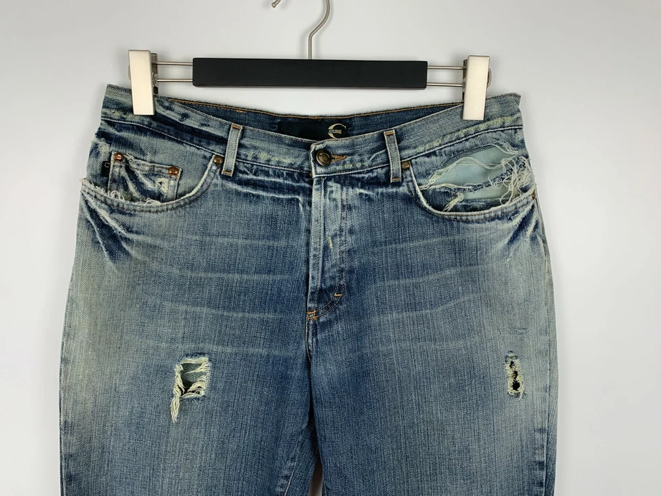 Mens Vintage Just Cavalli Flared Jeans Size 35/49 - Image 3 of 4