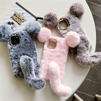 Furry Fluffy Cover Case for Galaxy A21 A22 A40 A41 A42 A50 A51 A52 A70 A71 A72