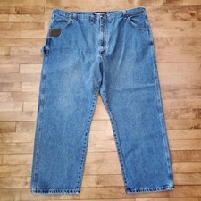 Wrangler Riggs Workwear Jeans Men's 50 x 30 48 x 30 Blue Denim Pants