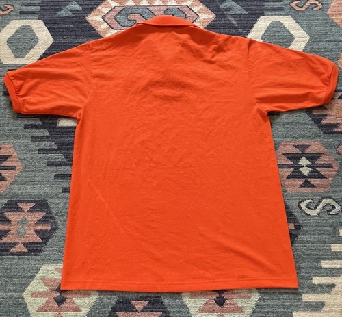 UVA University of Virginia Polo Short Sleeve Mens M Medium Orange - Picture 12 of 14