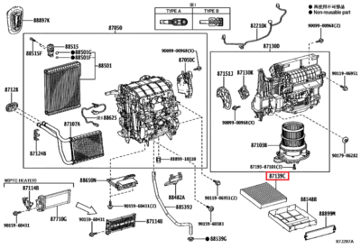 Genuine OEM Toyota GR Yaris Cabin Air Filter P/N 87139-YZZ34 | eBay