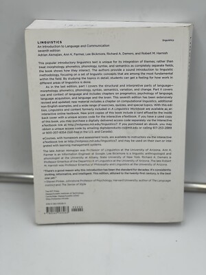Linguistics, Seventh Edition: An Introduction to Language and