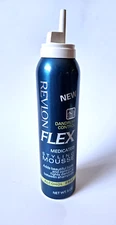 Vintage Revlon Flex Styling Mousse Medicated Dandruff Control 5oz