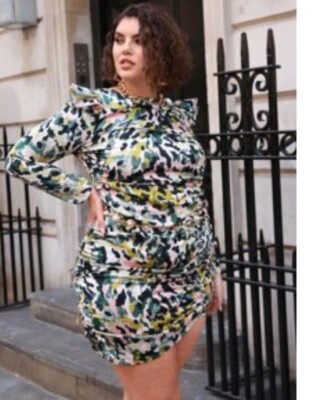 size 16 bodycon dresses Women's Plus Size Denim Back Vent Raw Hem Bodycon Dresses