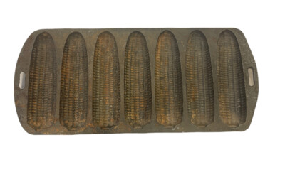 Vintage Cast Iron Ear Corn Bread Stick Muffin Pan 27C USA
