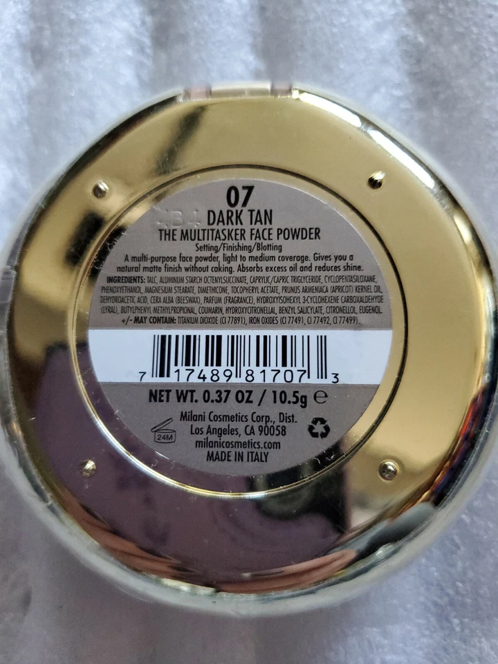 Milani The Multitasker Face Powder ( # 07 DARK TAN ) NEW AND SEALED. - Image 3 of 3