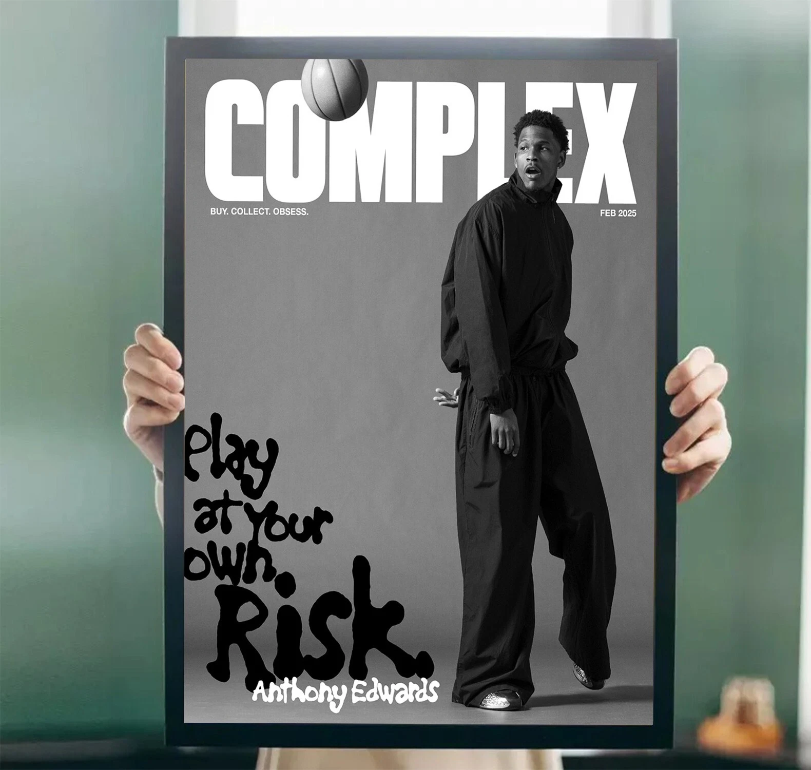 Anthony Edwards Poster 2025, The Making of a Superstar Anthony Edwards Print