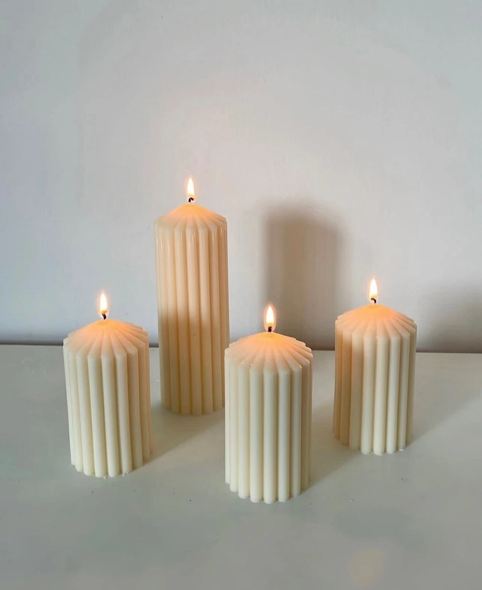 Soy on sale pillar candles