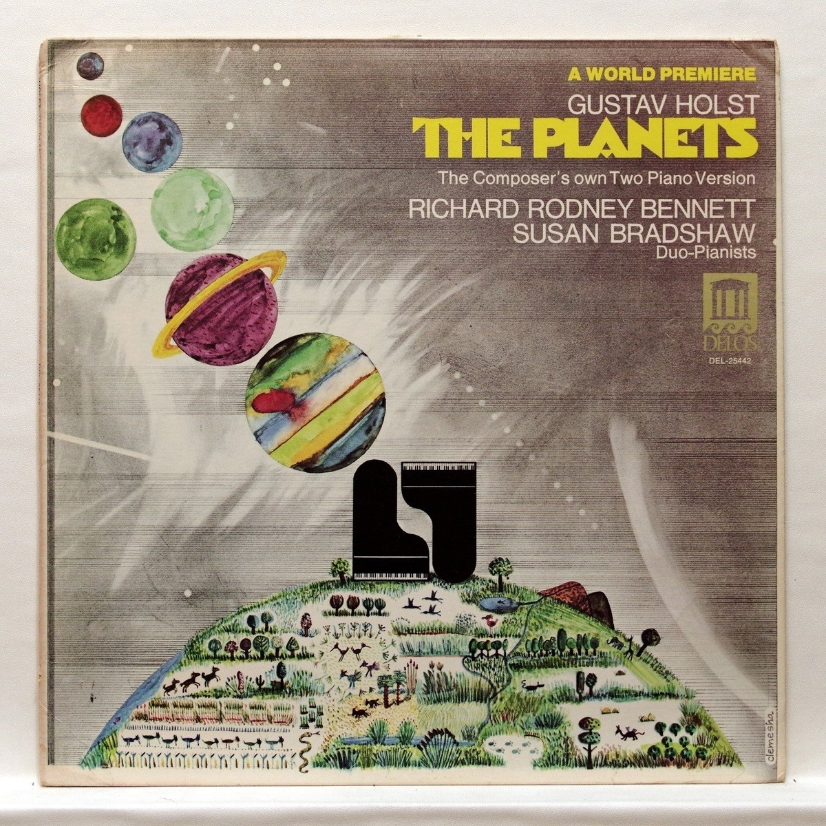 RICHARD RODNEY BENNETT, SUSAN BRADSHAW - HOLST the planets DELOS