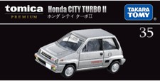 Takara Tomy Tomica Premium TP35 Honda Ctiy Turbo II Silver Toy Car New Limited