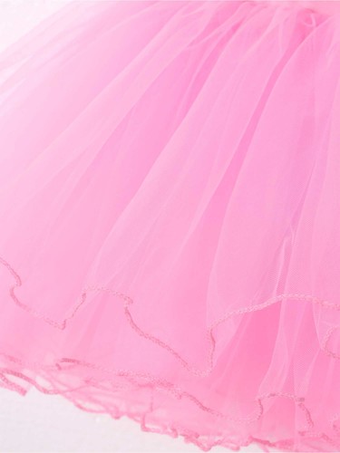 Kids Girls Tulle Layered Ballet Dance Tutu Skirt Elastic Waist Mesh Party Skirts - Picture 31 of 79