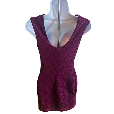Forever 21 burgundy lace floral print dress size S | eBay Forever 21 burgundy lace floral print dress size S | eBay