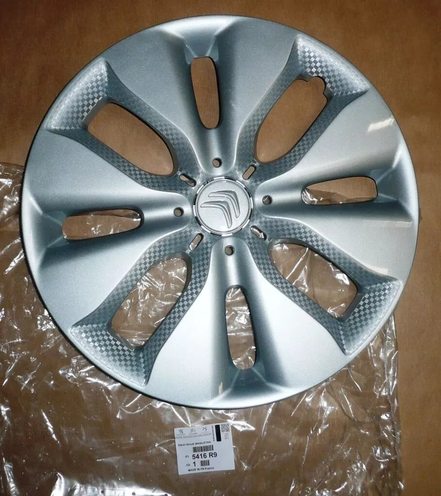 Enjoliveur de roue 15'' Citroën C3 II C-Elysée pièce neuve constructeur 5416R9