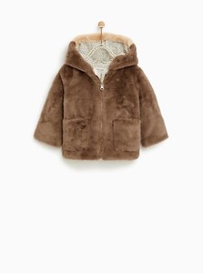 fuzzy baby jacket