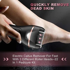 Electric Foot Grinder File Machine Hard Dead Skin Callus Remover Pedicure Tool