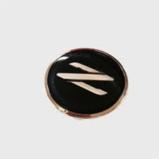663191283 OEM Bonnet Hood Emblem Gold Black Fairlady Z Z32 300zx