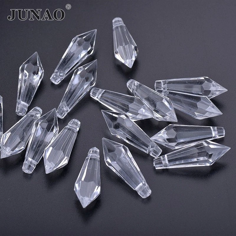 5Pcs/lot 22mm Large Clear Crystal Rhinestones For Crafts Sewing