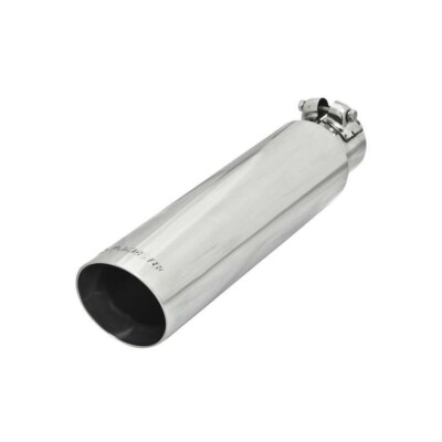 OPEN BOX-Flowmaster 15372 Clamp-on Polished Stainless Tip Angle