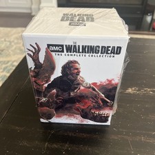 New The Walking Dead: Complete Collection 54 Disk DVD Box Set - Rips In Plastic