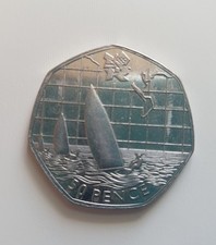 2011 Olympic Sailing 50p Coin – London Olympics Collectable UK Fifty Pence - Available on eBay
