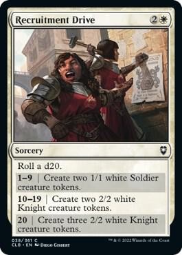 Recruitment Drive - 38 - Commander Legends: Battle for Baldur's Gate - NM