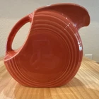 Fiesta 64 Oz Persimmon Orange Ceramic Pitcher By Homer Laughlin