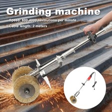 3850W Polierer Satiniermaschine B&uuml;rstenschleifer mit 2X 200mm Stahlb&uuml;rsten